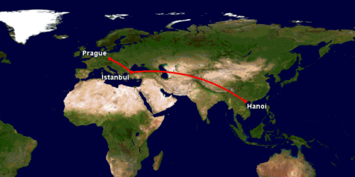 Giá vé máy tết từ Cộng Hòa Séc về Việt Nam 2025